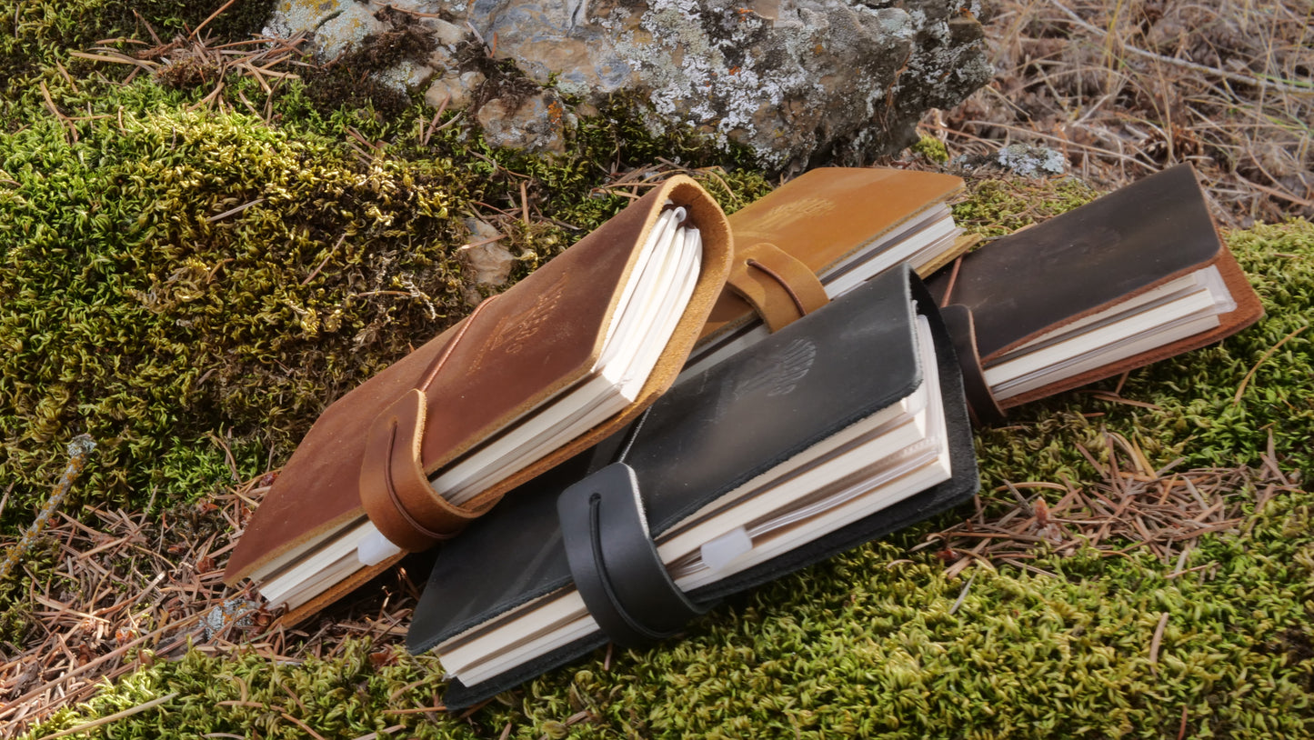 Matters System Leather Pocket Journal