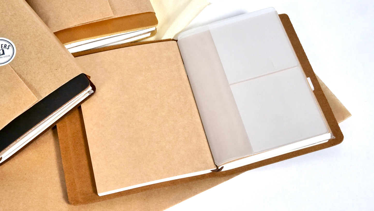 Matters System Leather Pocket Journal