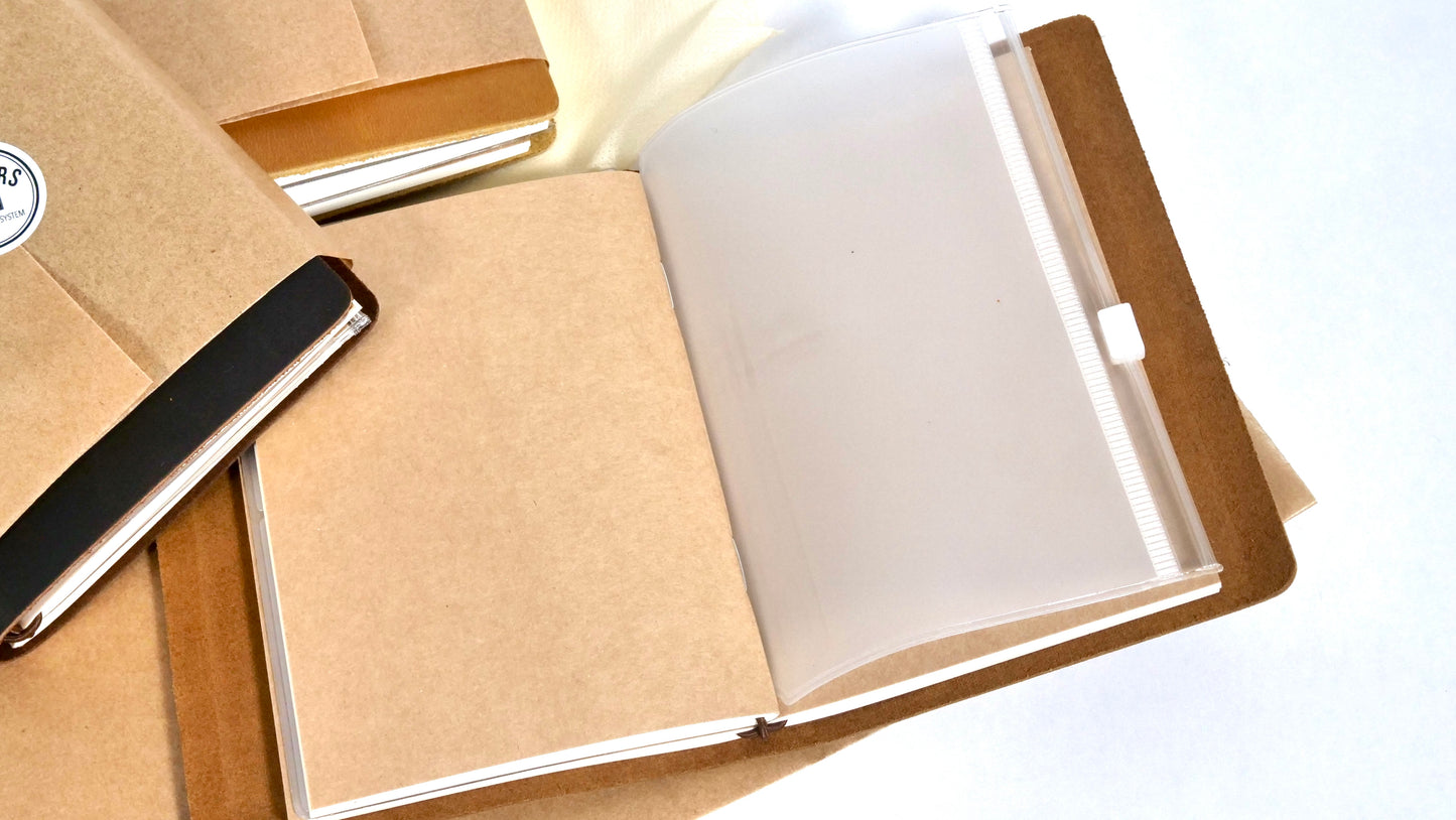 Matters System Leather Pocket Journal