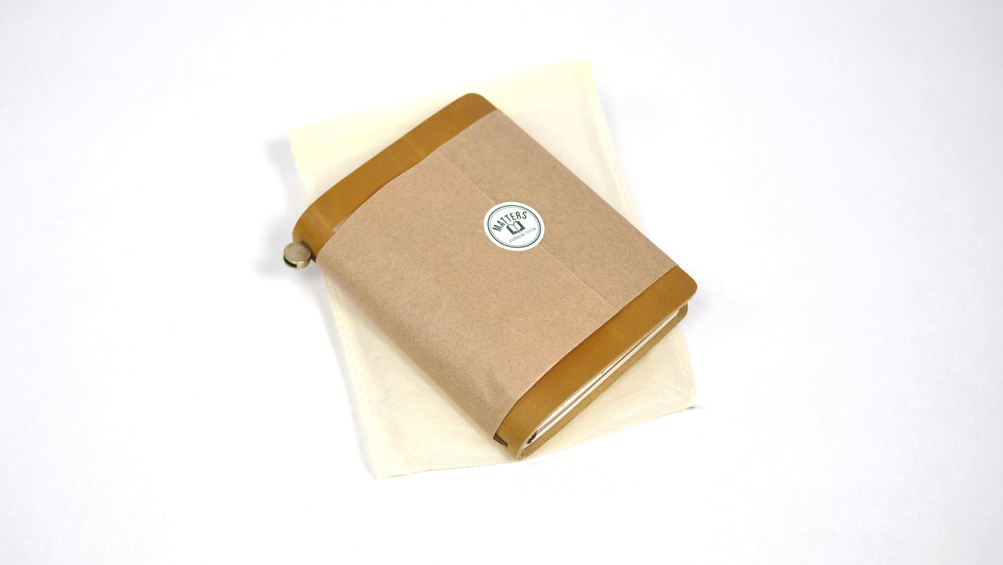 Matters System Leather Pocket Journal