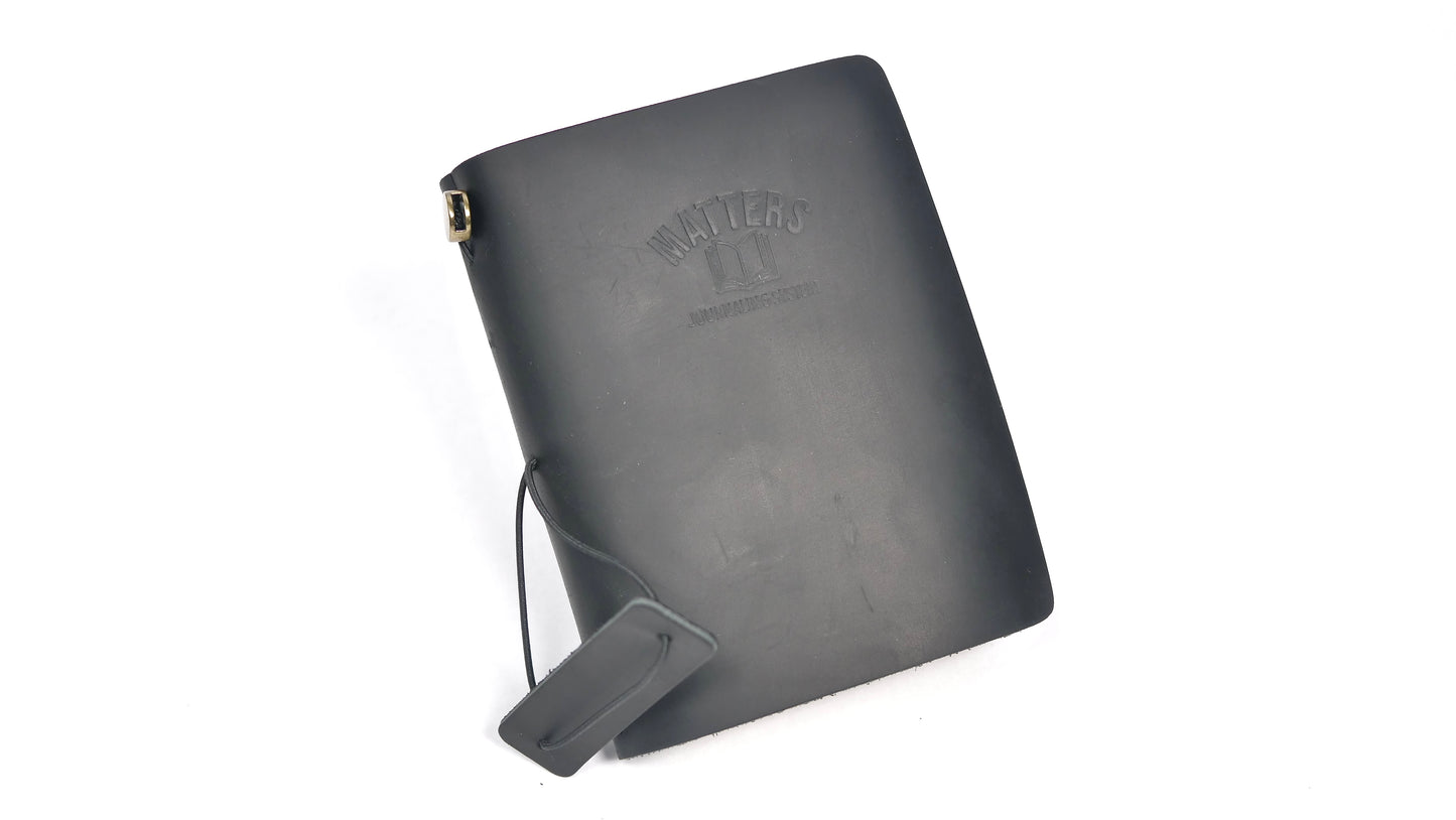Matters System Leather Pocket Journal