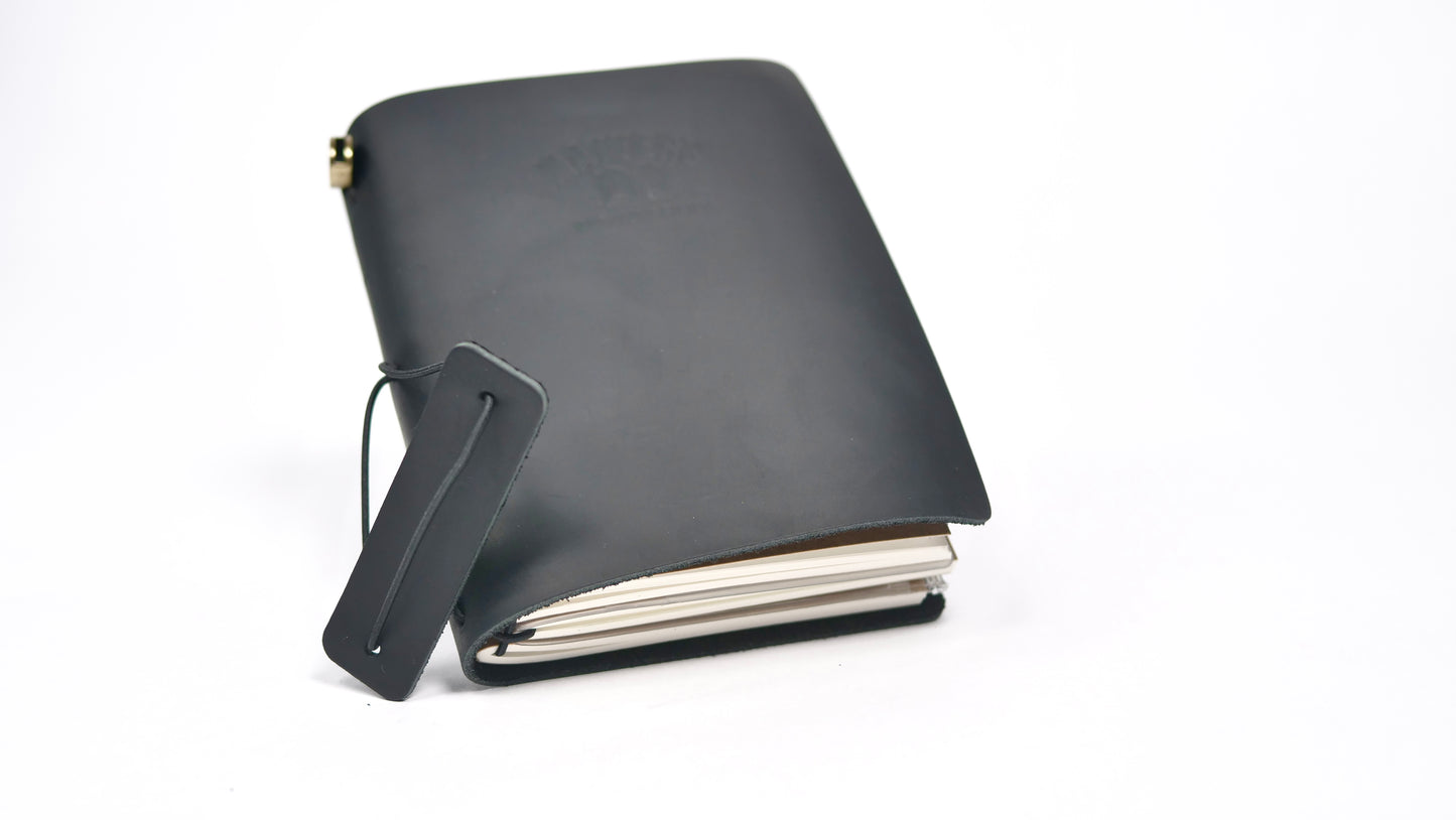 Matters System Leather Pocket Journal