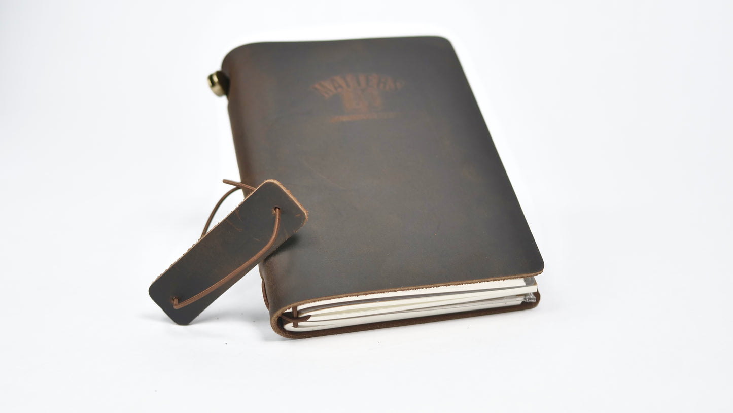 Matters System Leather Pocket Journal